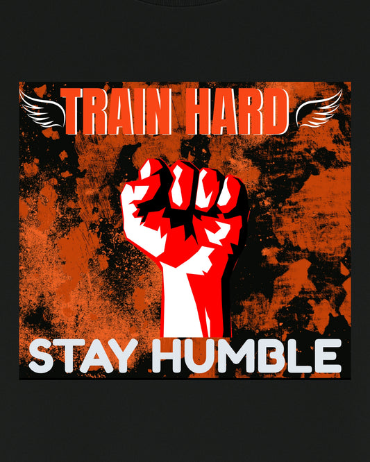 Train Hard Stay Humble Tee | Bold Workout Wear | Unisex Fit