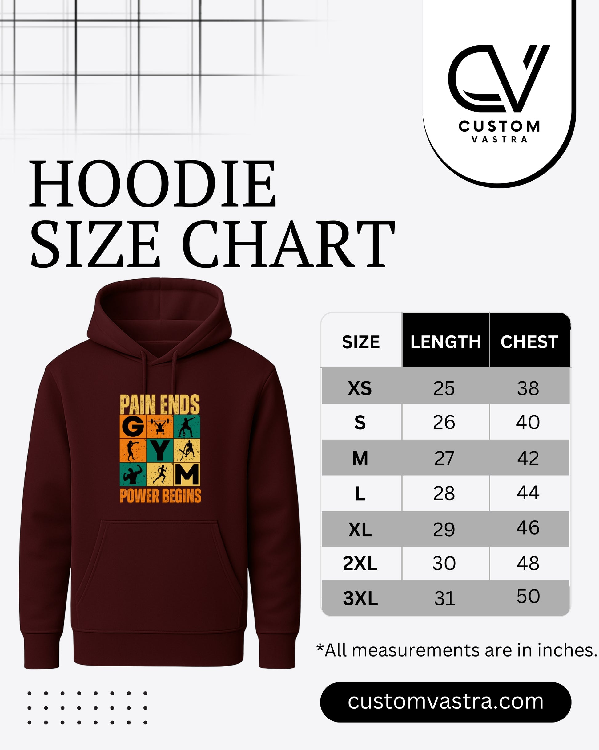 Hoodie Maroon