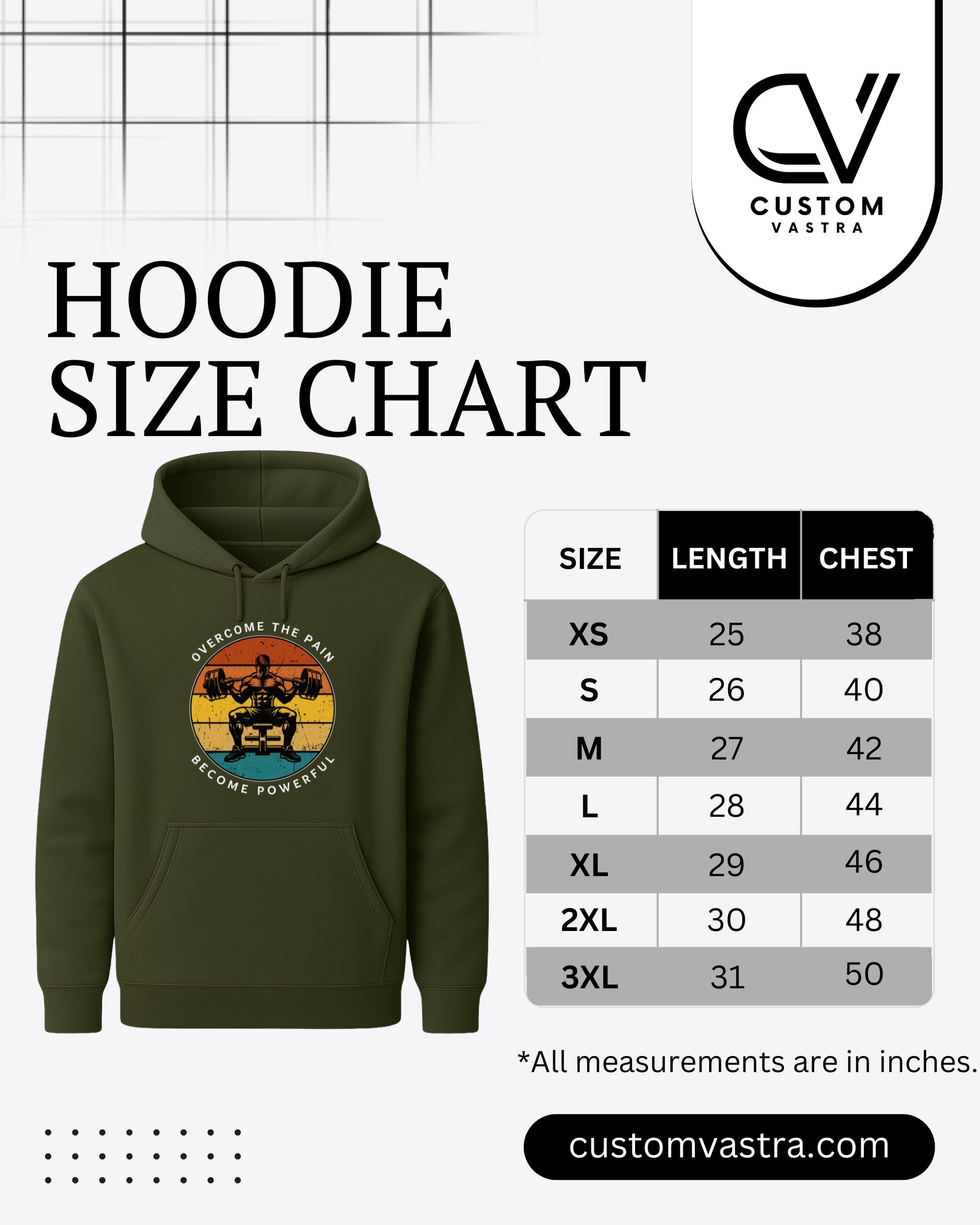 Hoodie Olive Green