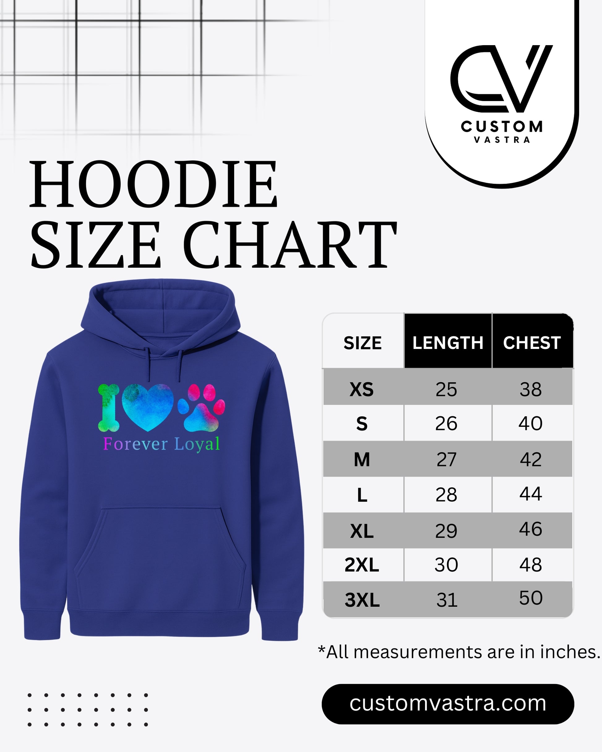 Hoodie Royal Blue