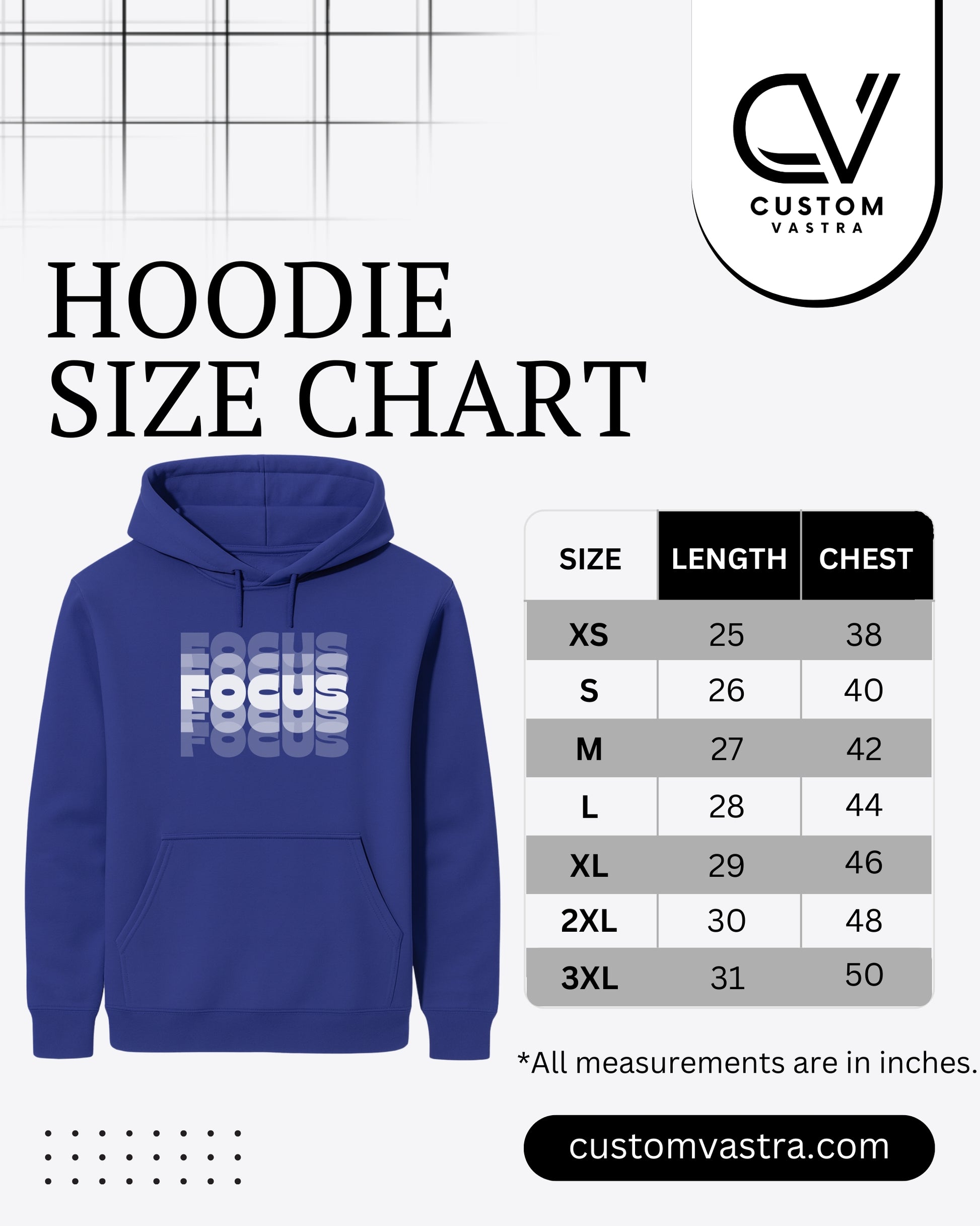 Hoodie Royal Blue