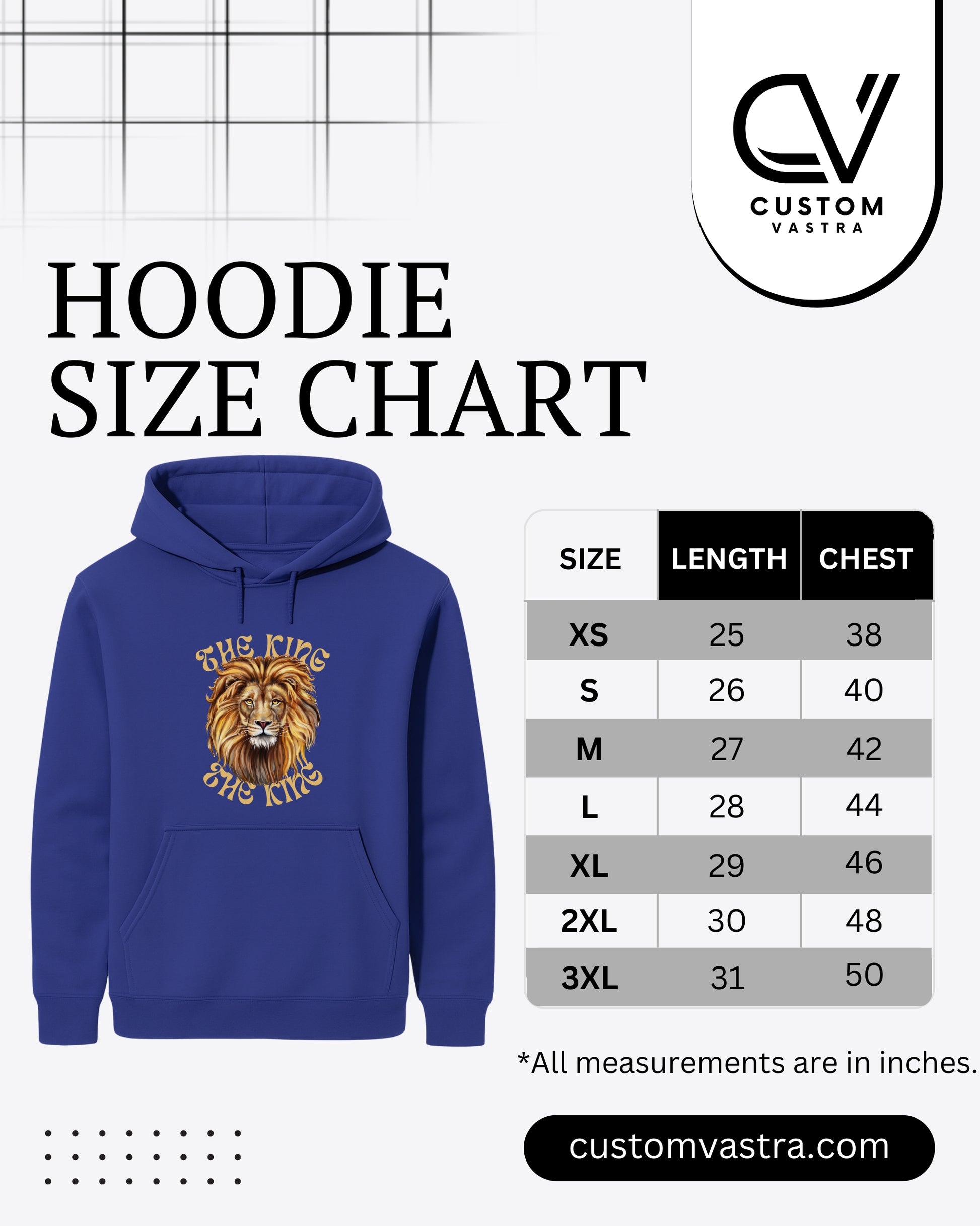 Hoodie Royal Blue