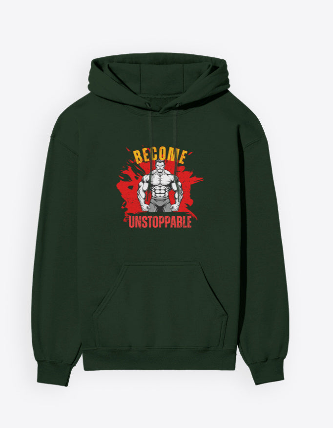 Hoodie Bottle Green