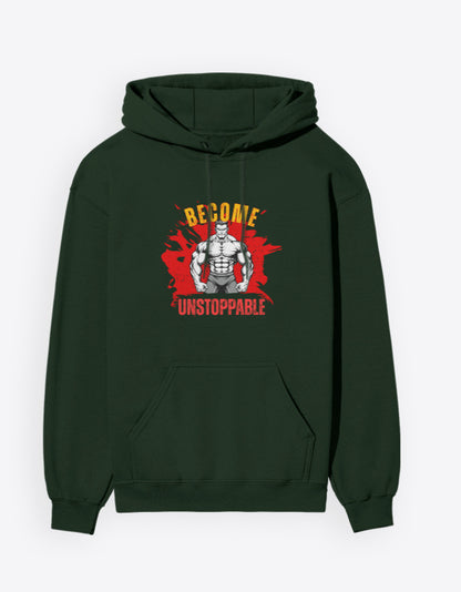 Hoodie Bottle Green