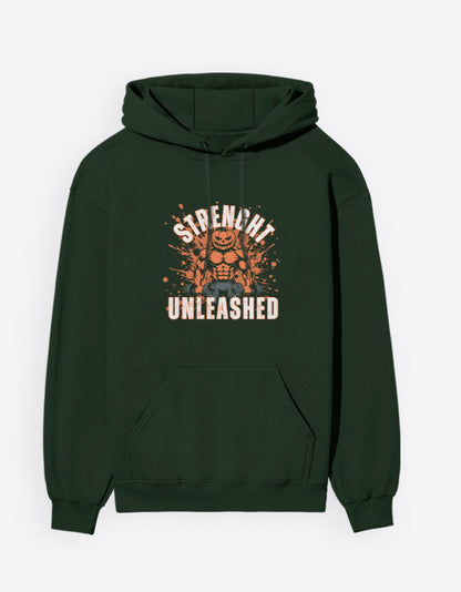 Hoodie Bottle Green
