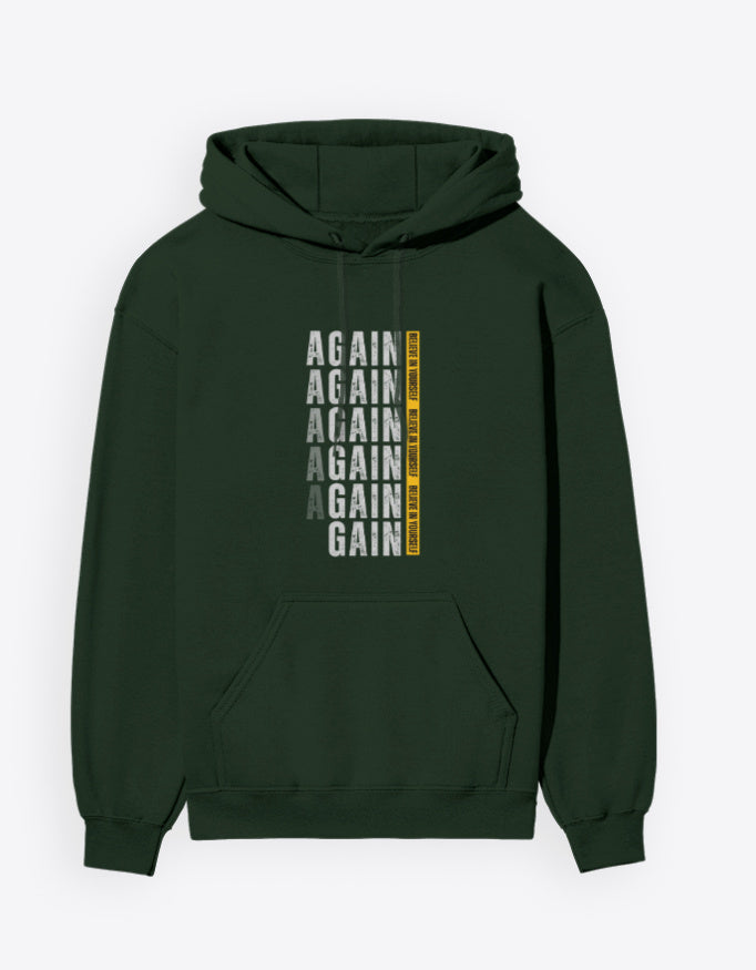 Hoodie Bottle Green
