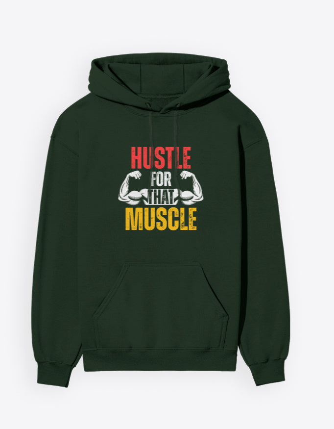 Hoodie Bottle Green