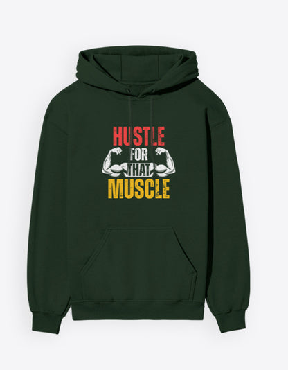 Hoodie Bottle Green