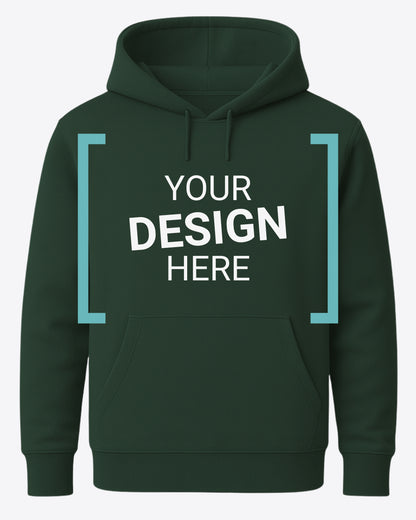 Hoodie Bottle Green