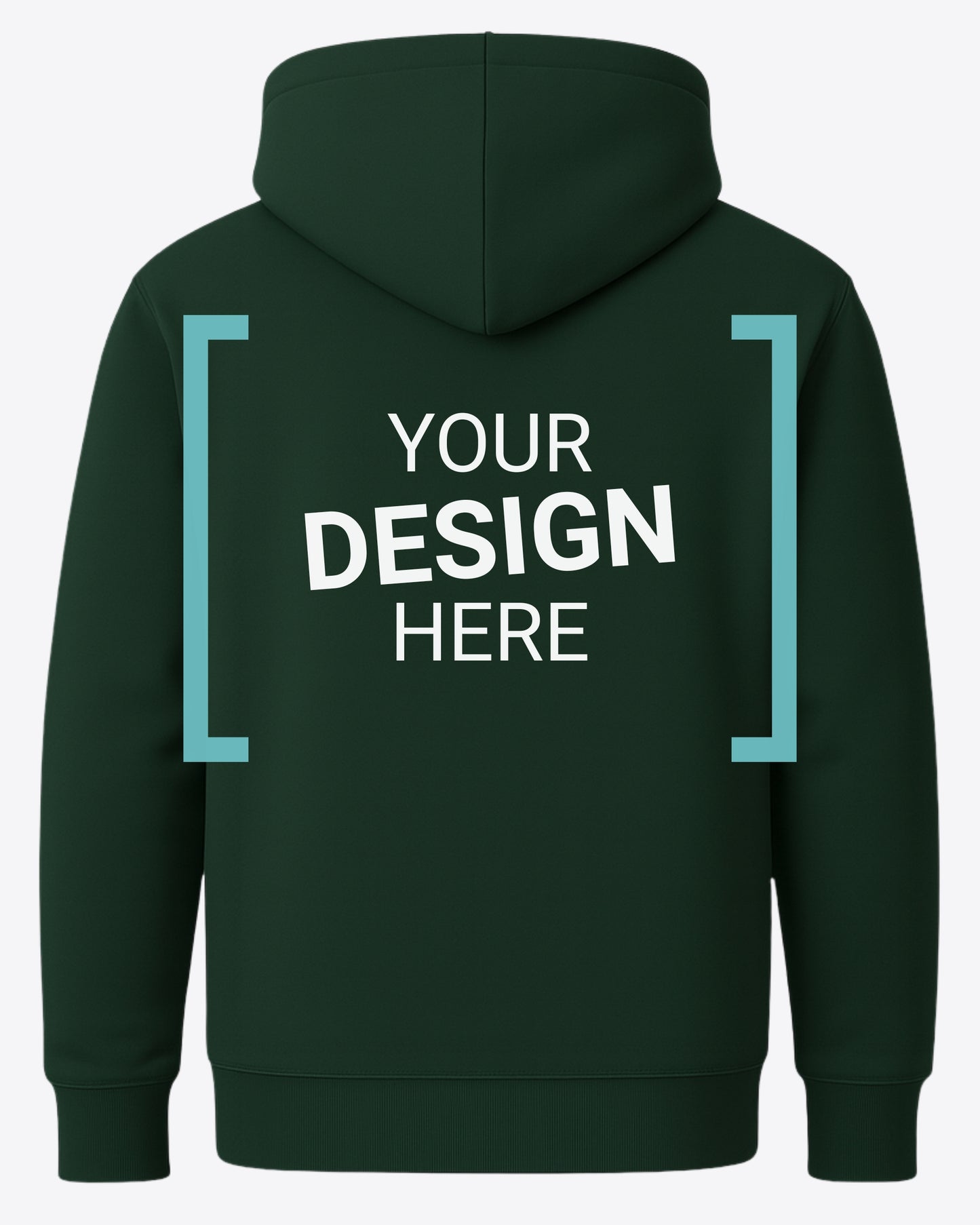 Hoodie Bottle Green