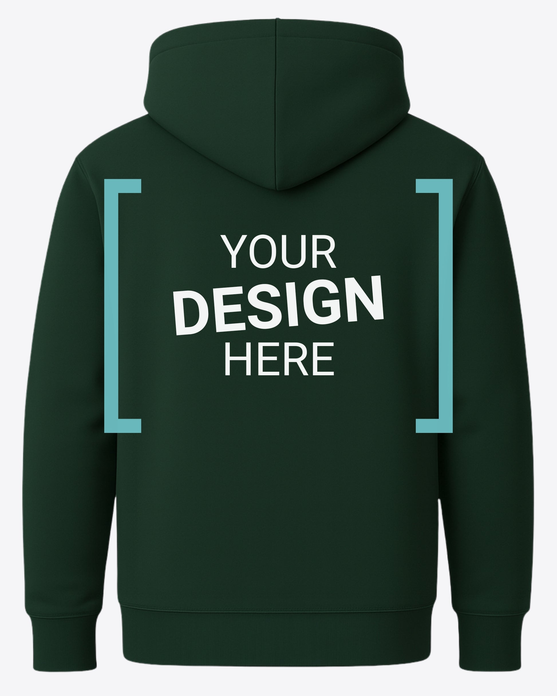 Hoodie Bottle Green
